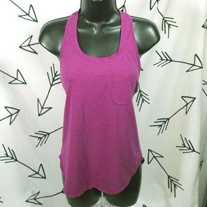 Lululemon Pocket Racer-back Tank Top Size 6 Pink